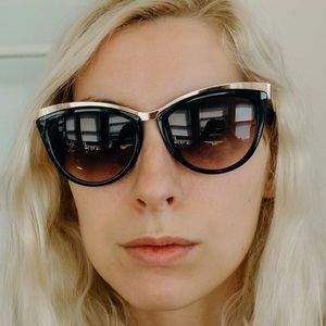 Black and Gold Sunglasses